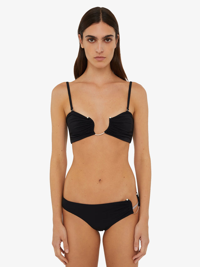 Ruched Crescent Bandeau