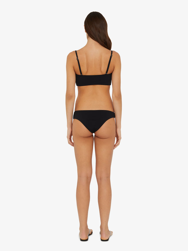 Ruched Crescent Side Brief