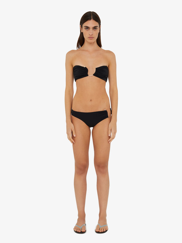 Ruched Crescent Side Brief