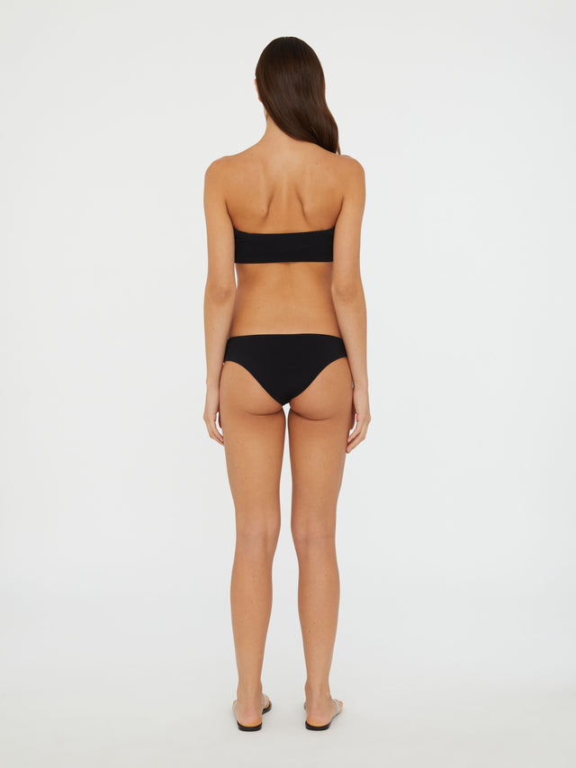 Ruched Crescent Side Brief