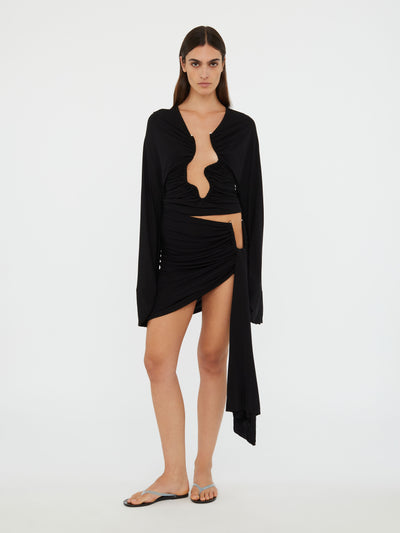 Salacia Ruched Long Sleeve Top