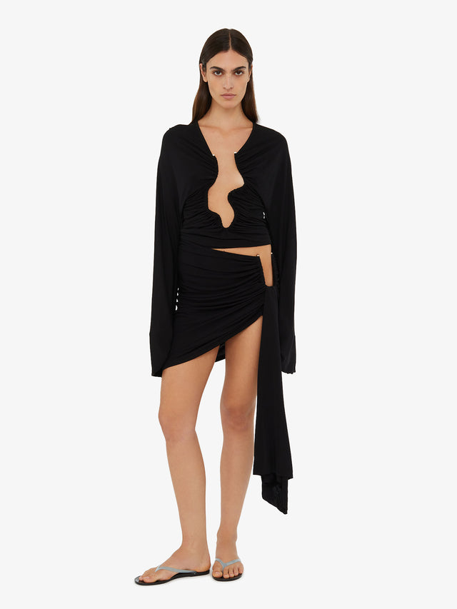 Salacia Ruched Long Sleeve Top