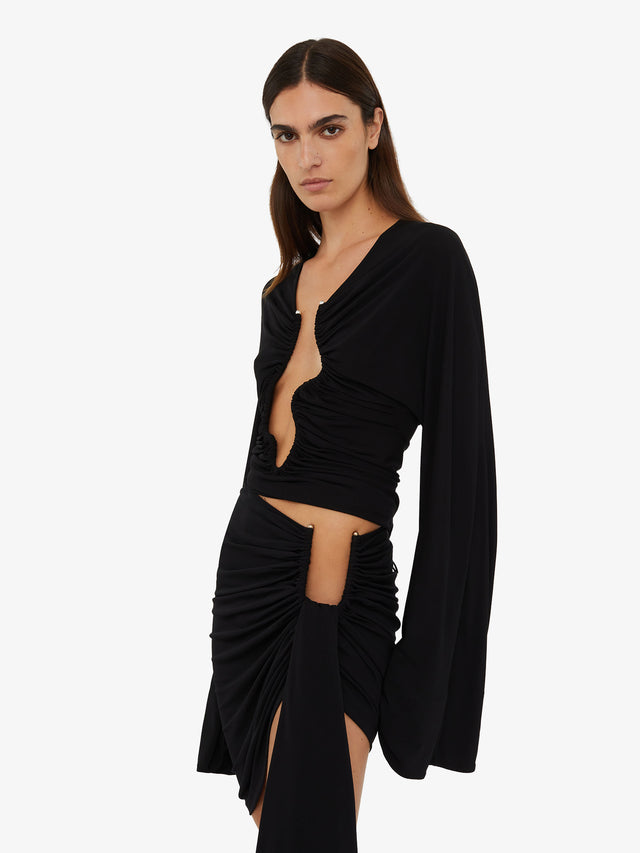 Salacia Ruched Long Sleeve Top