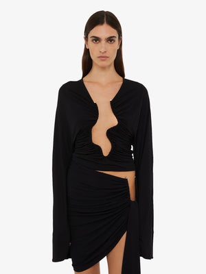 Salacia Ruched Long Sleeve Top