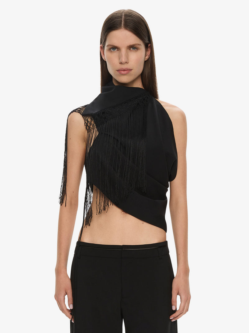 Unravel Macrame Wrap Top - Image 1