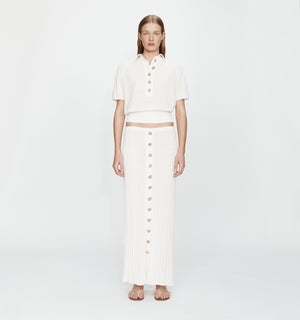 Sundial Shell Sunray Knit Skirt