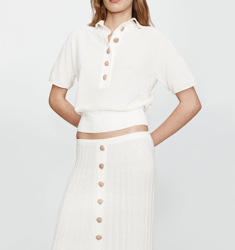 Sundial Shell Sunray Knit Skirt