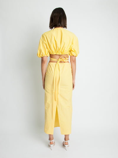 Cropped Tie Tee