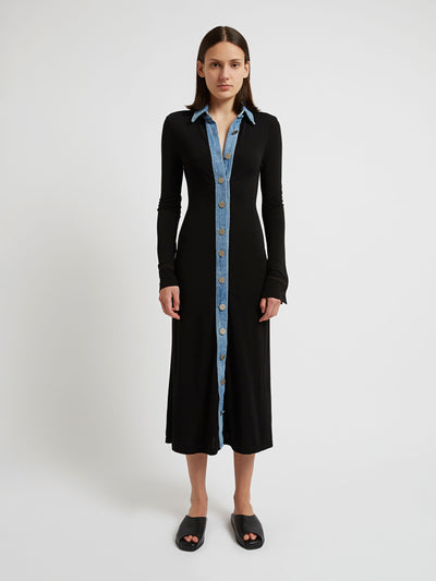Tailored Tab Shirt Dress