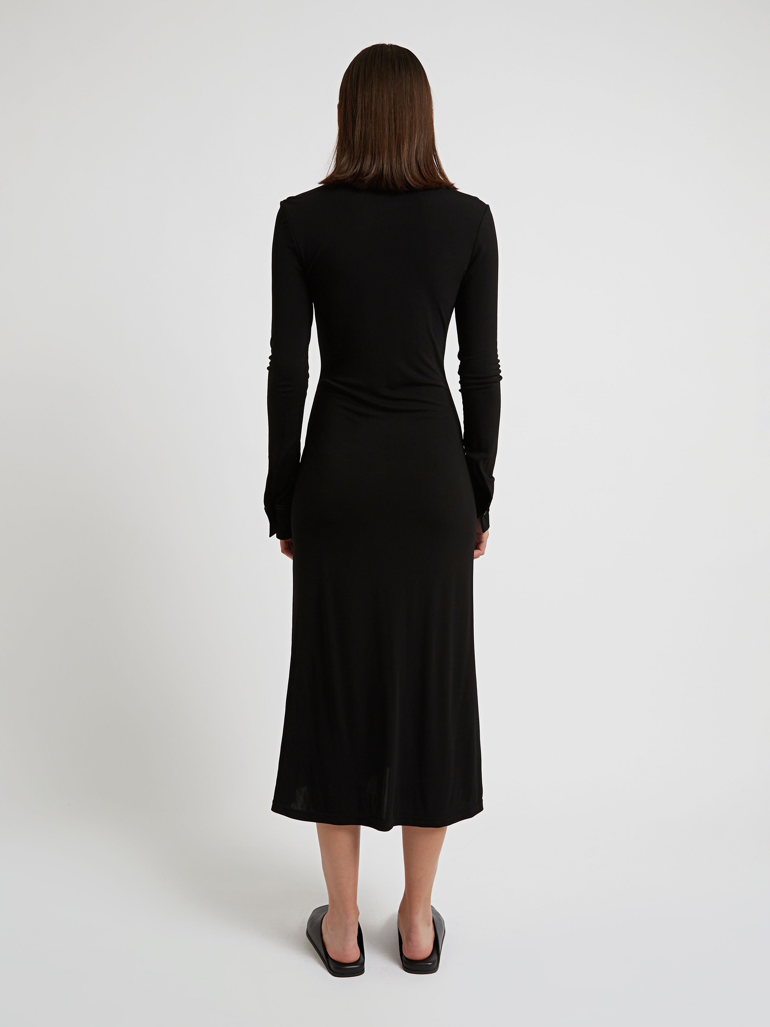 Tailored Tab Shirt Dress