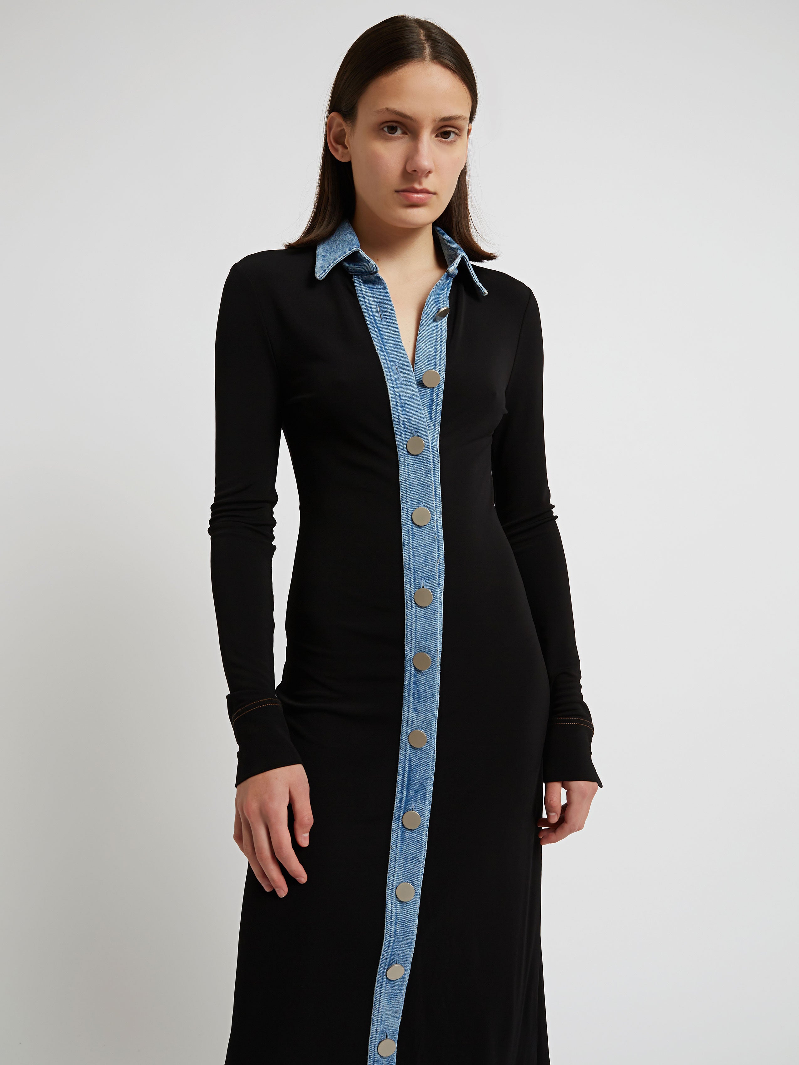 Tailored Tab Shirt Dress