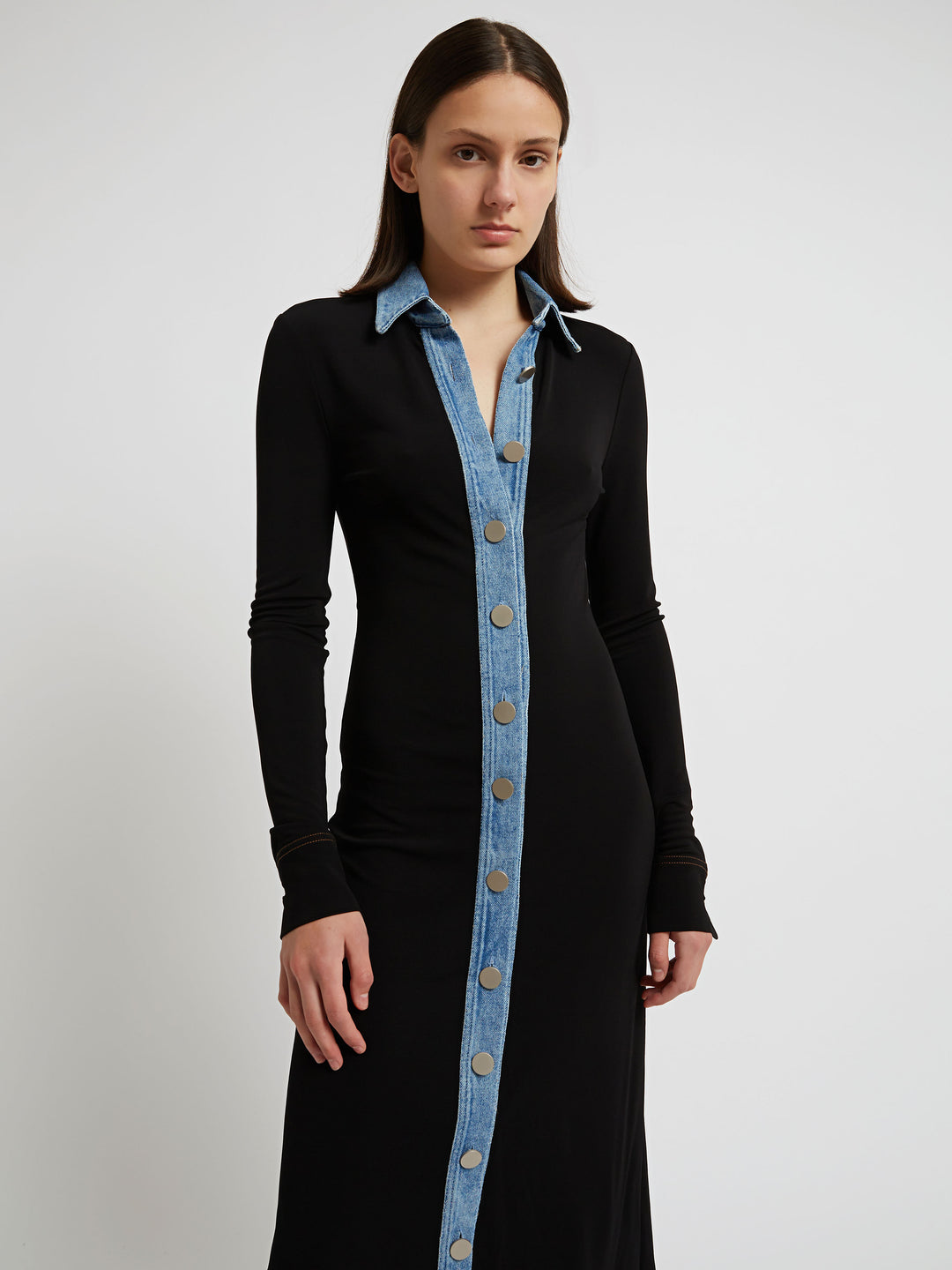 Tailored Tab Shirt Dress