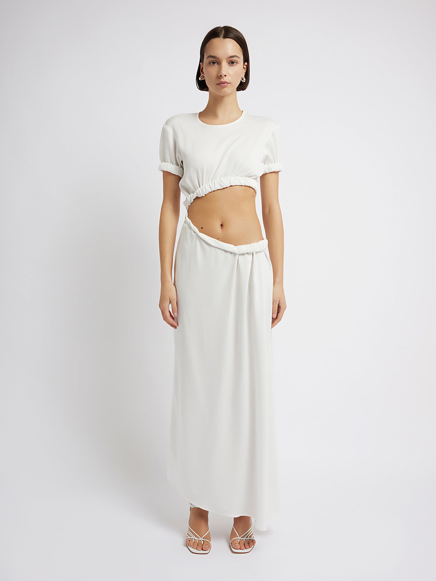 Roll Sleeve Tee Dress