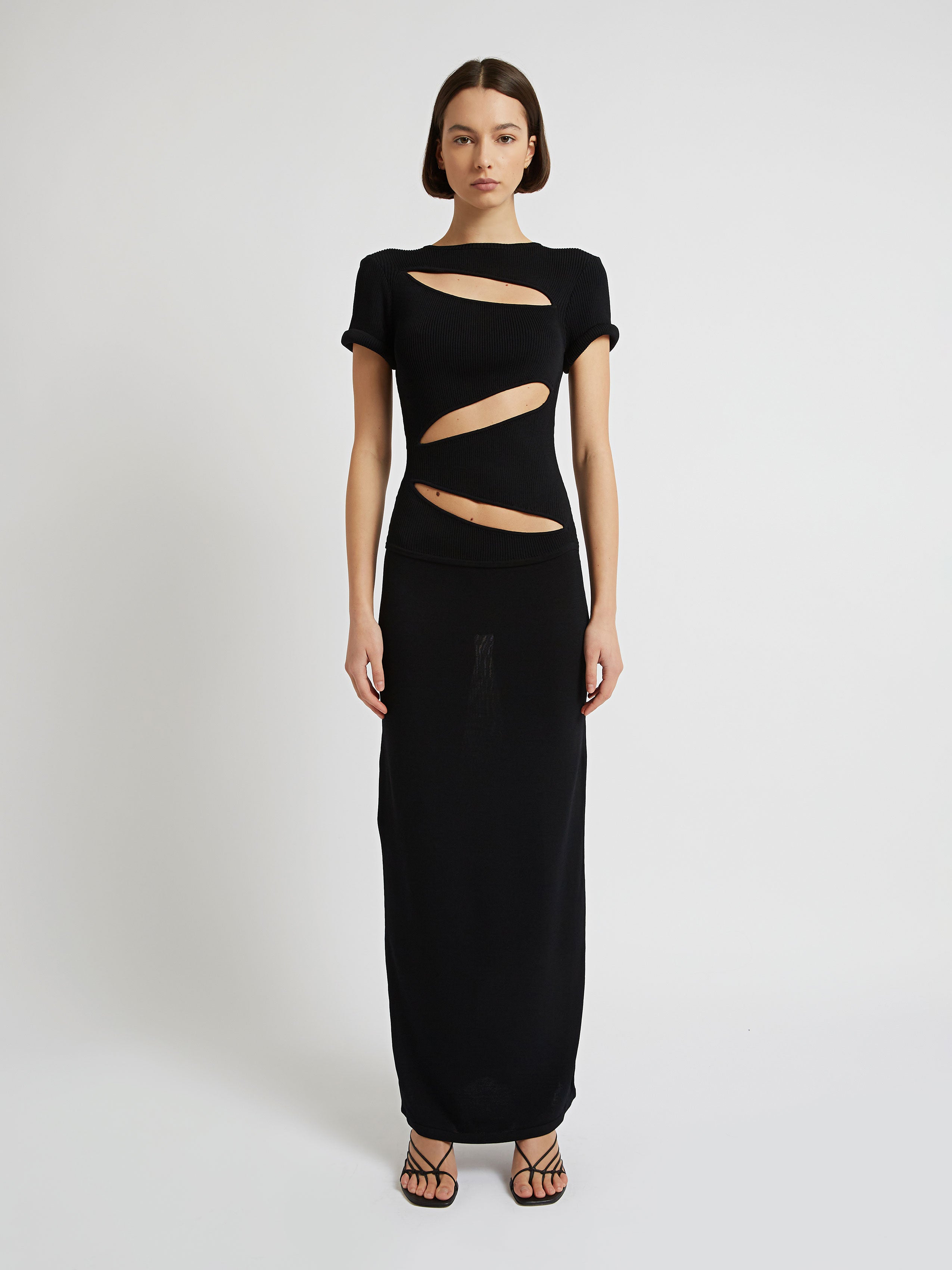 Slashed Tee Knit Dress