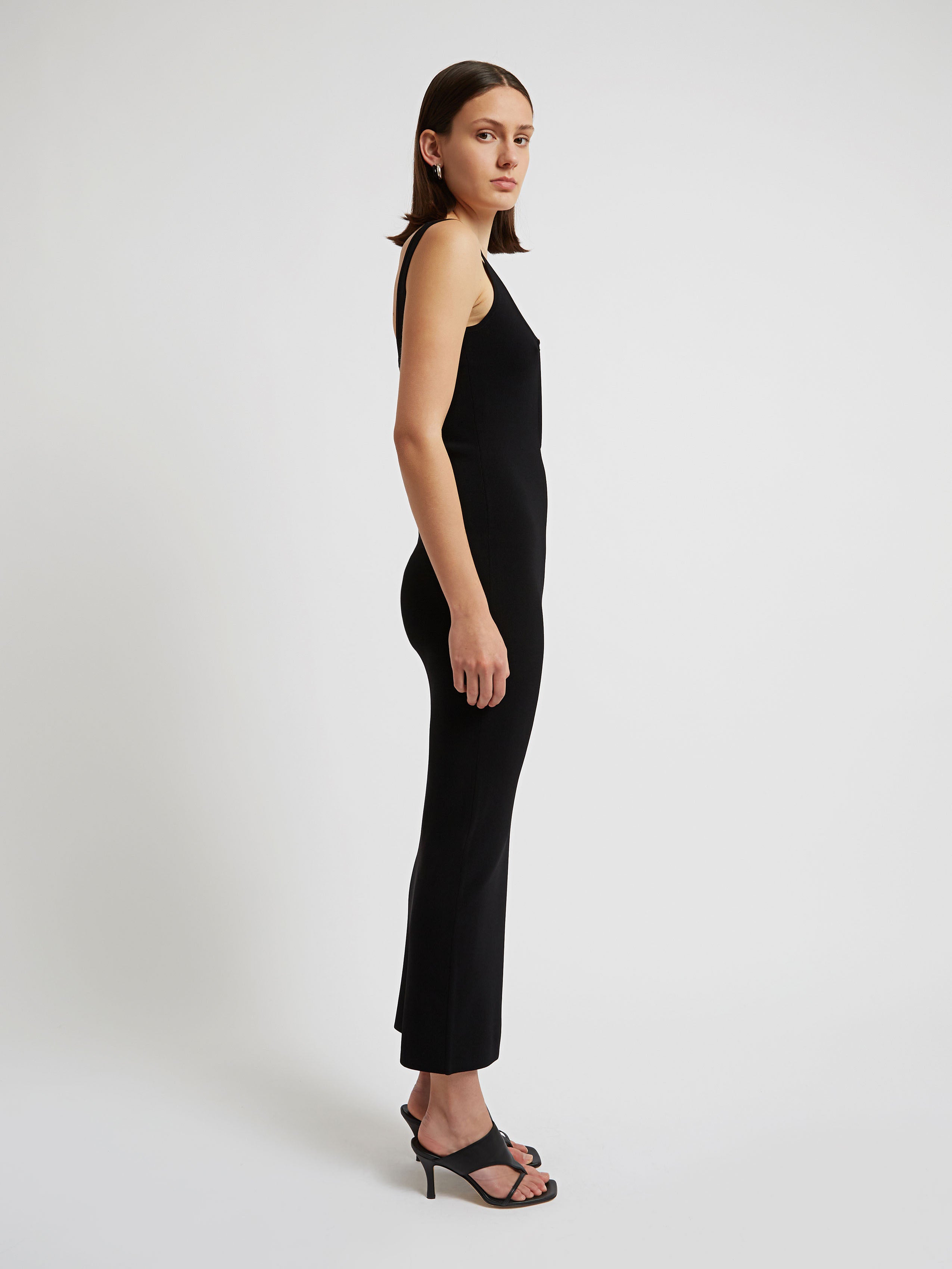 U Neck Orbit Dress