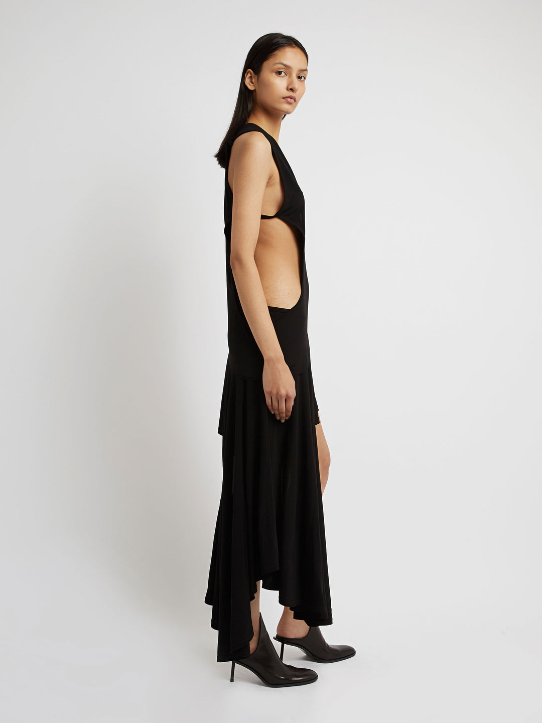 Asymmetric Hem Dress