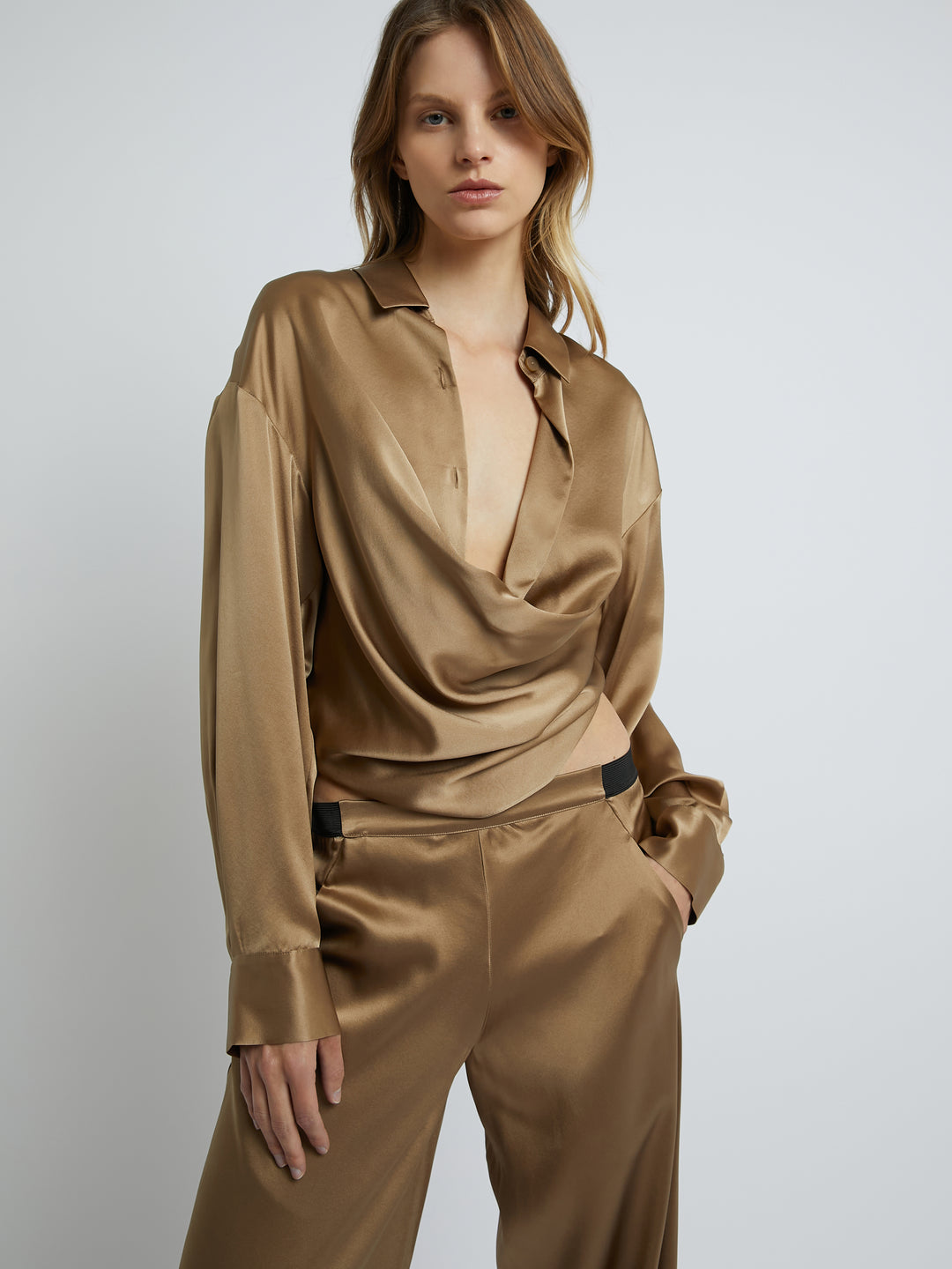 Silk Bias Trouser