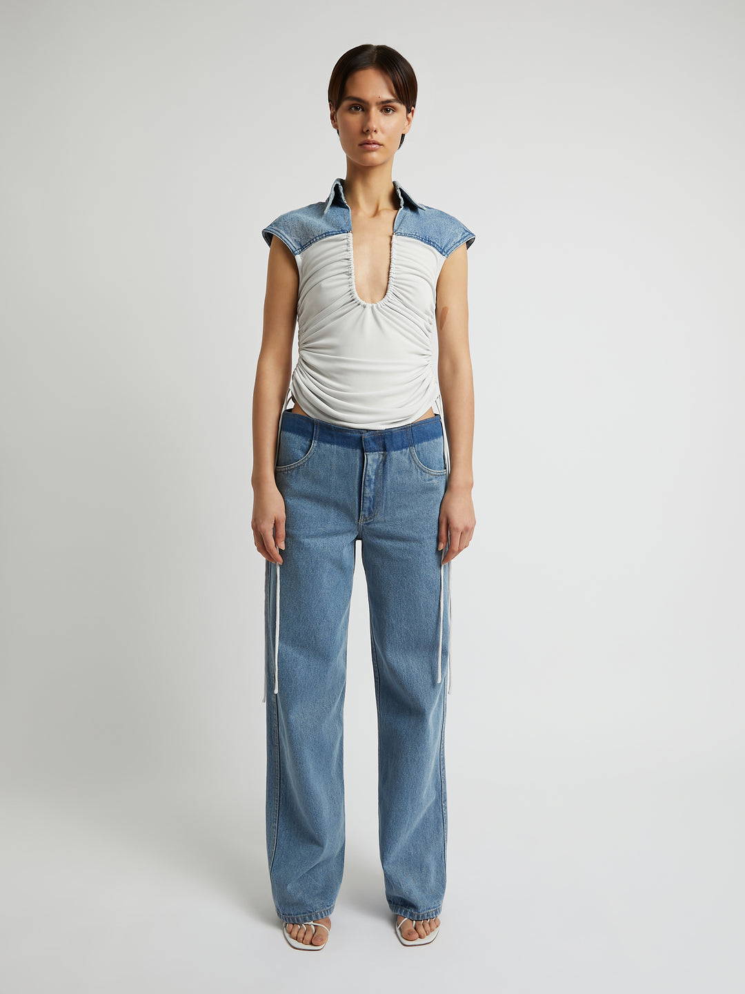 Maverick Denim Bodice Shirt