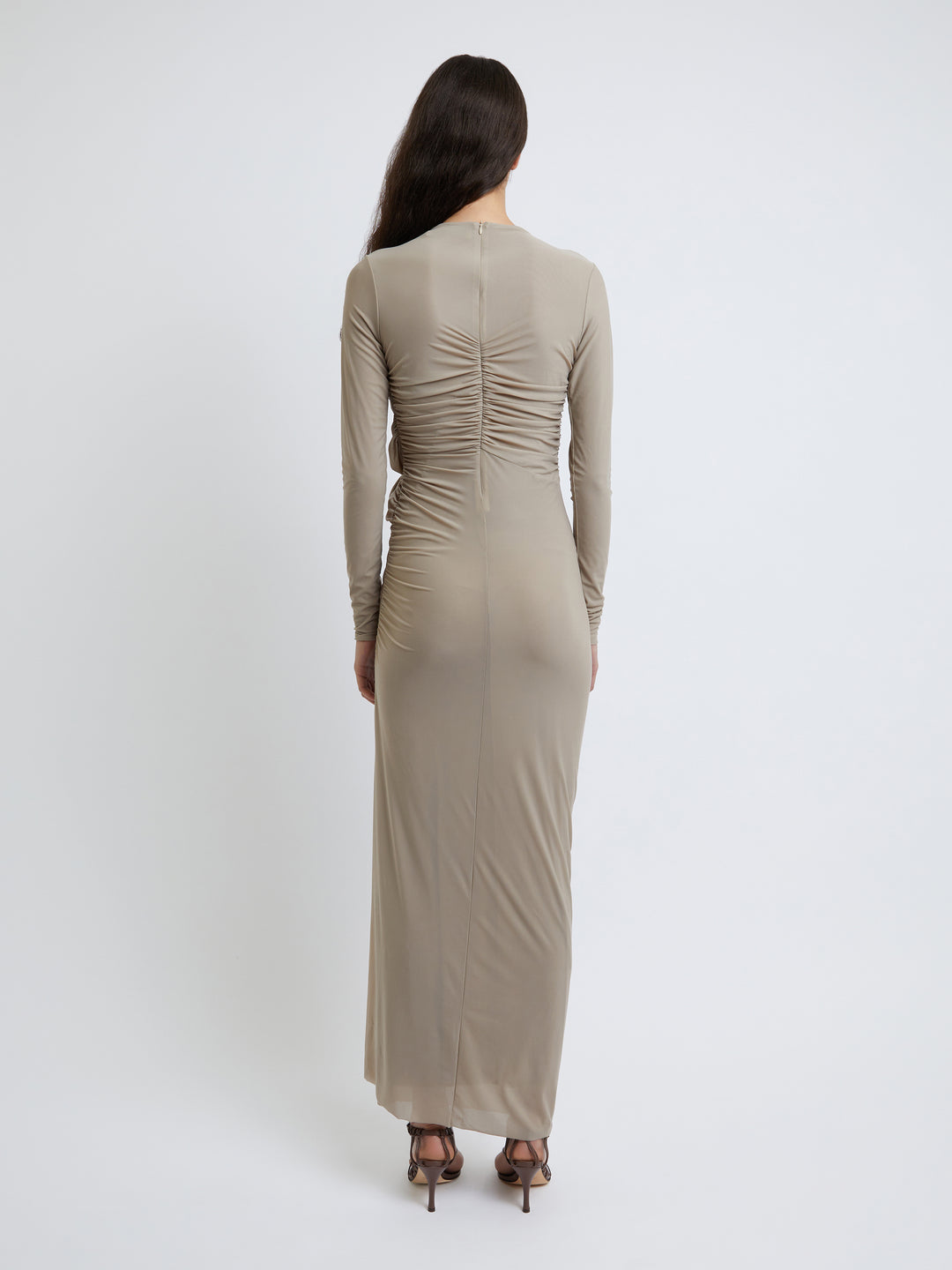 Slashed Venus Long Sleeve Dress