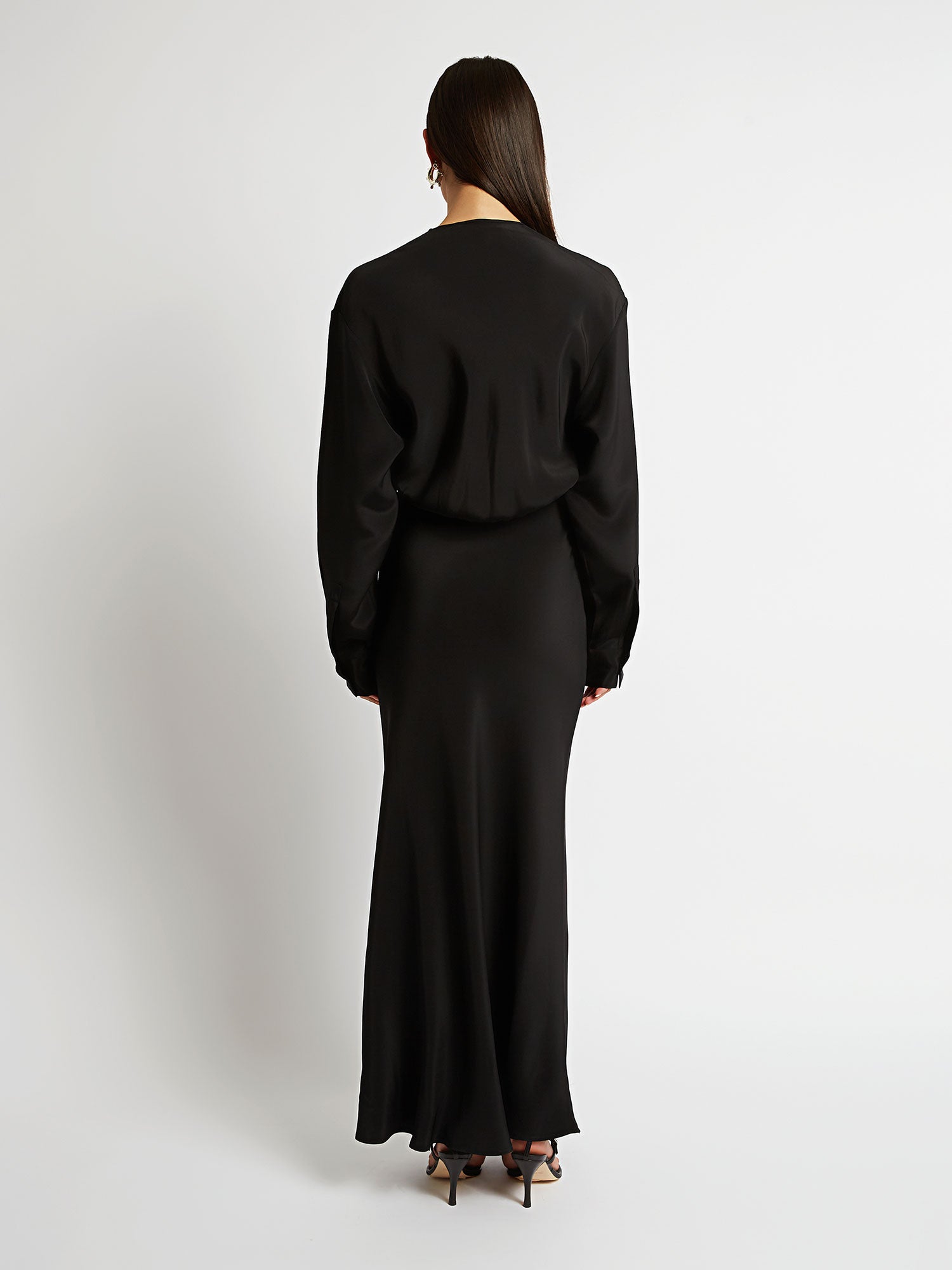 Triquetra Front Tie Shirt Dress