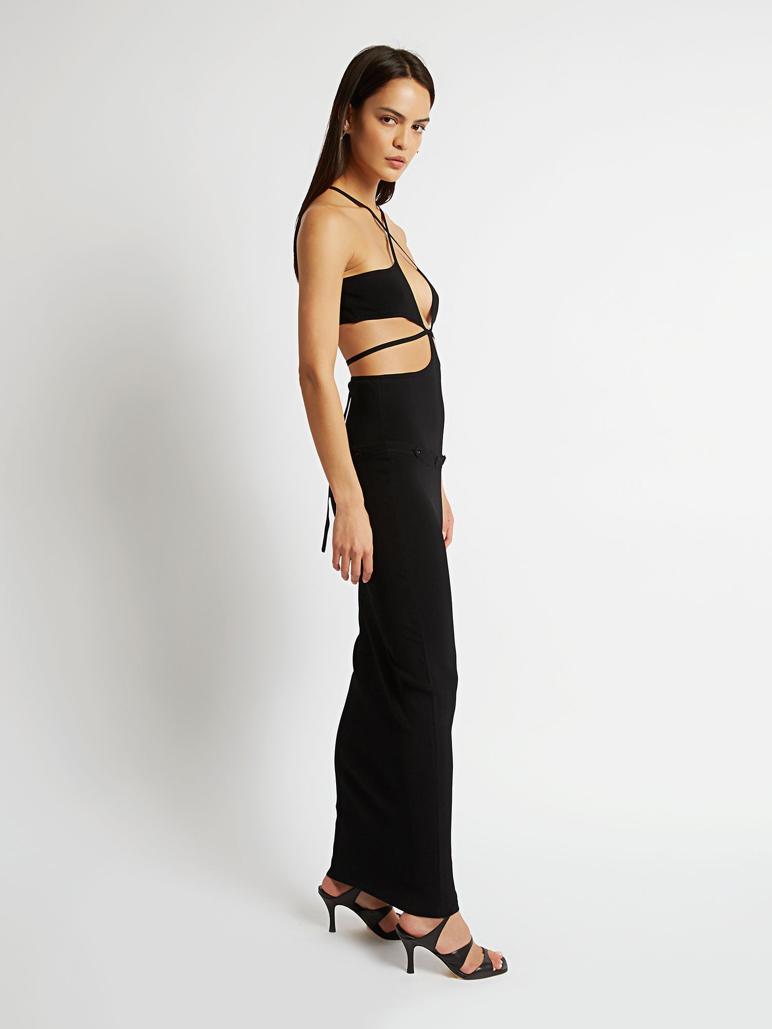 Bandeau Micro Knit Dress