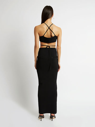 Bandeau Micro Knit Dress