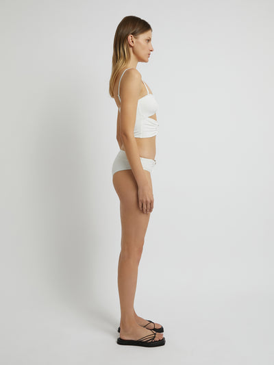 Orbit Multi Ruched Bikini Top