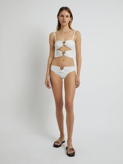 Orbit Multi Ruched Bikini Top